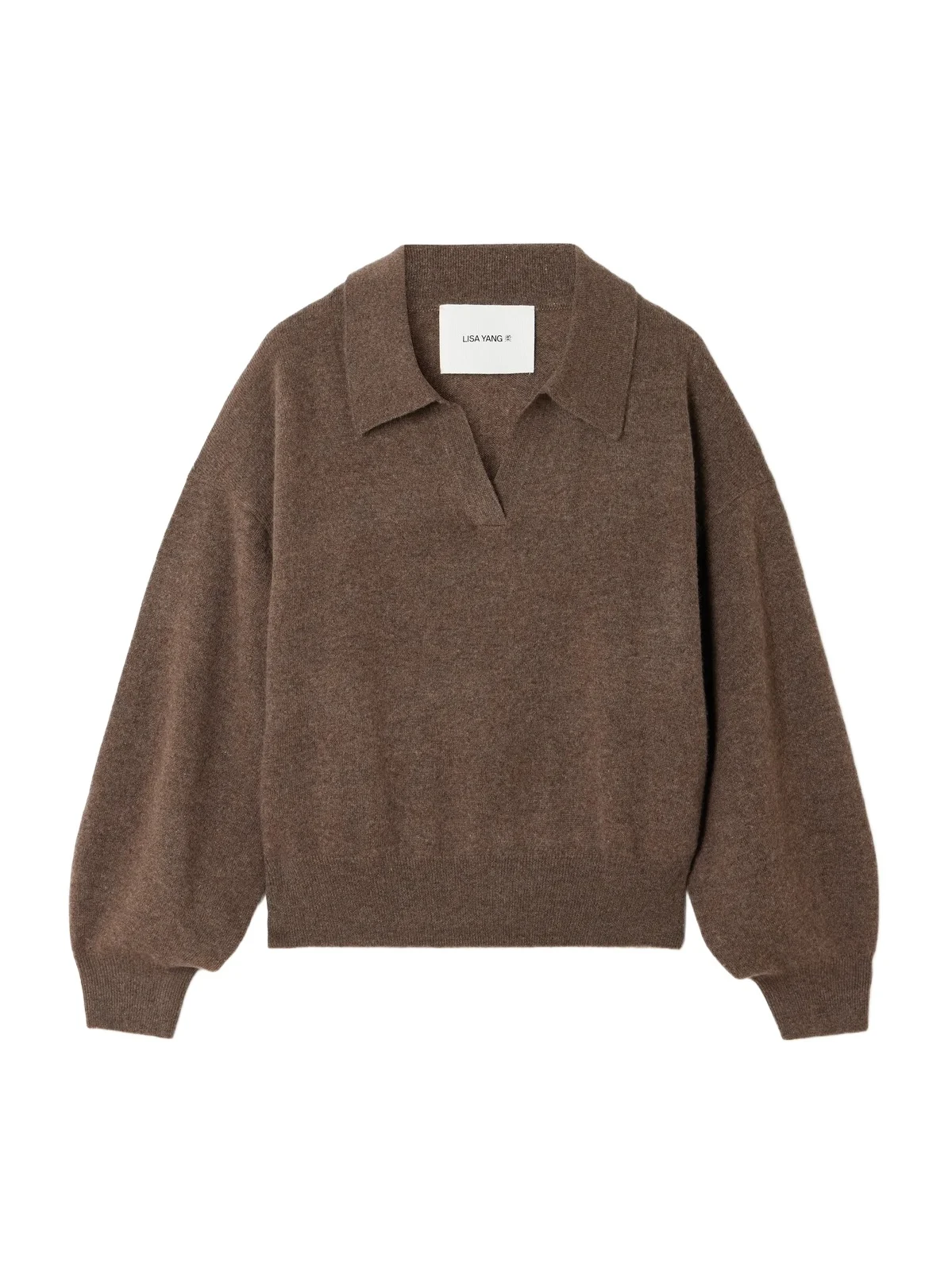 Katriel Cashmere Polo Sweater