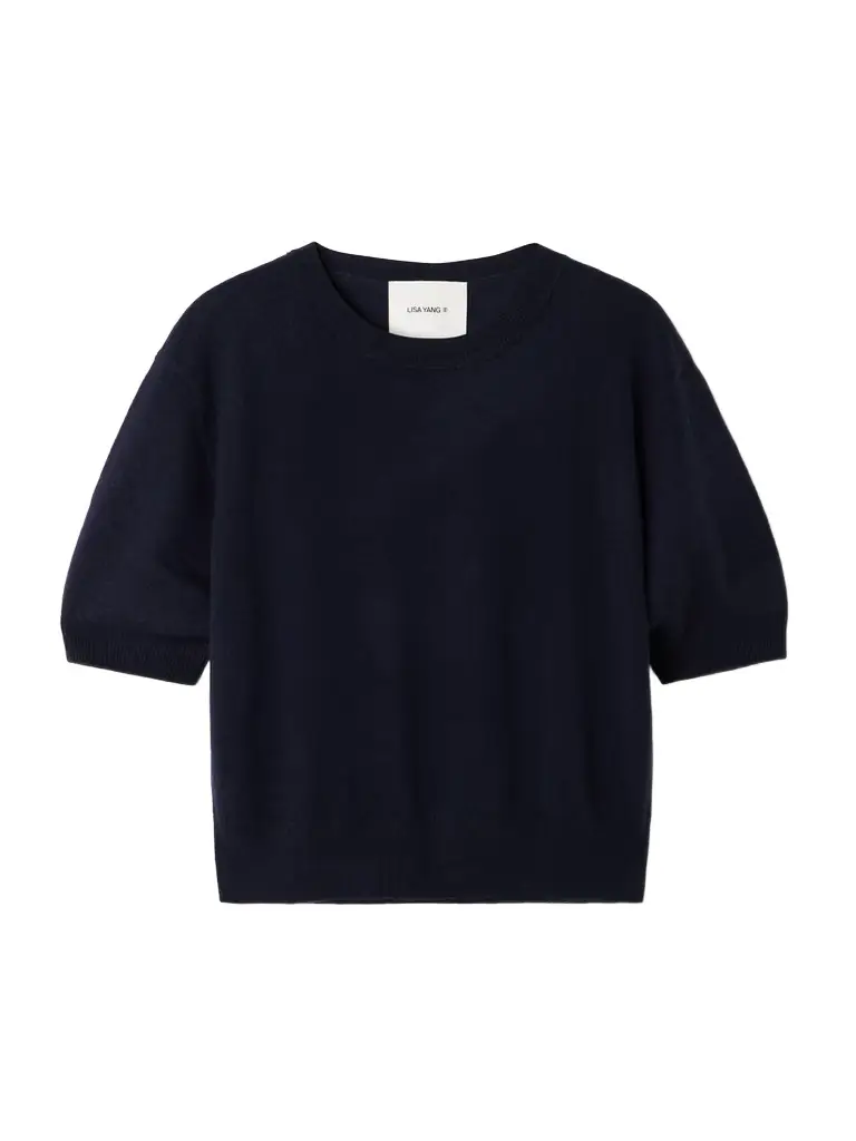 Lisa Yang Genevra Cashmere T-shirt | Image 1 Lisa Yang Genevra Cashmere T-shirt | Image 1