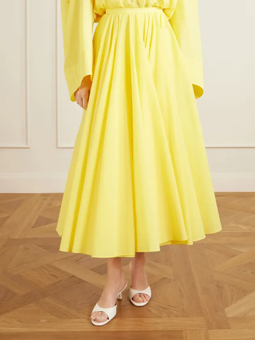 Jacquemus Paysan Asymmetric Cotton-blend Crepon Midi Skirt | Thumbnail 3 Jacquemus Paysan Asymmetric Cotton-blend Crepon Midi Skirt | Thumbnail 3
