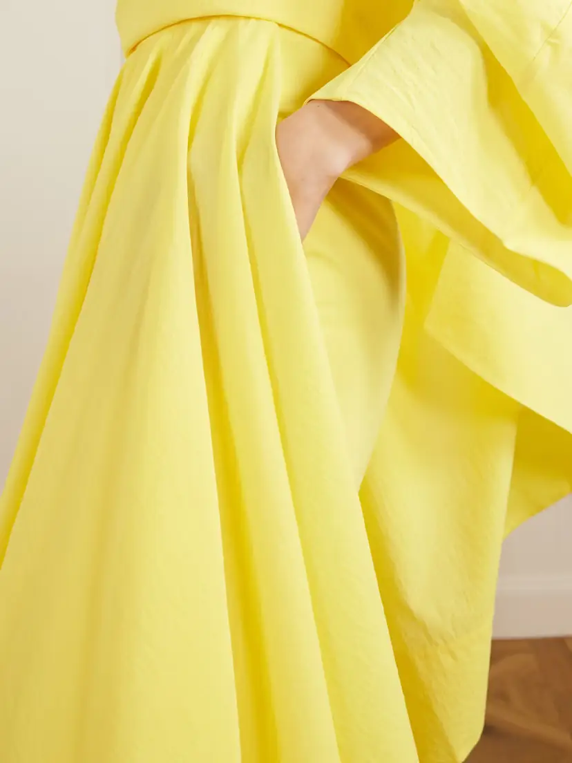 Jacquemus Paysan Asymmetric Cotton-blend Crepon Midi Skirt | Thumbnail 5 Jacquemus Paysan Asymmetric Cotton-blend Crepon Midi Skirt | Thumbnail 5
