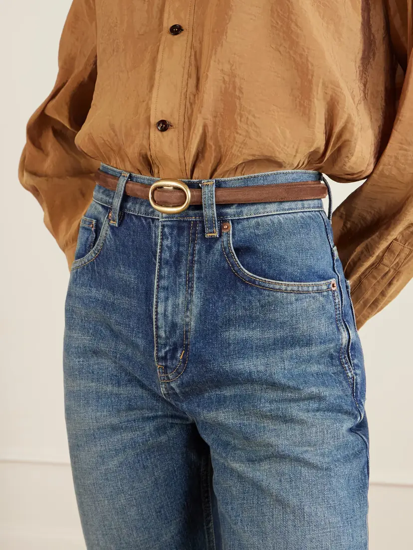 Saint Laurent Suede Waist Belt | Thumbnail 2