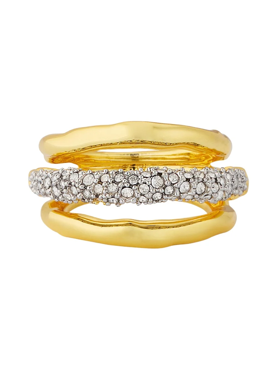 ALEXIS BITTAR Solanales Crystal Orbiting Ring