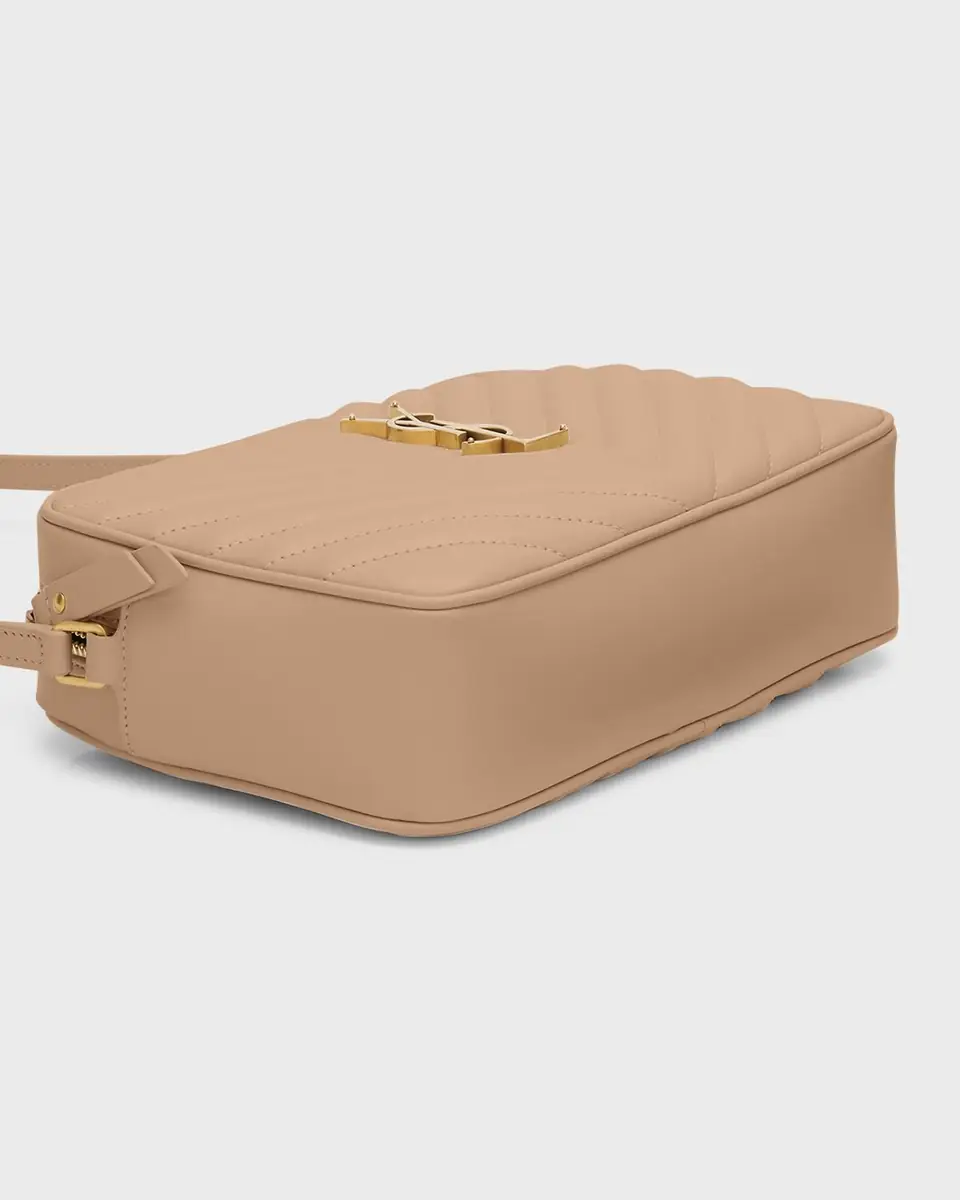 Saint Laurent Lou Medium YSL Camera Bag with Pocket in Quilted Leather | Thumbnail 15