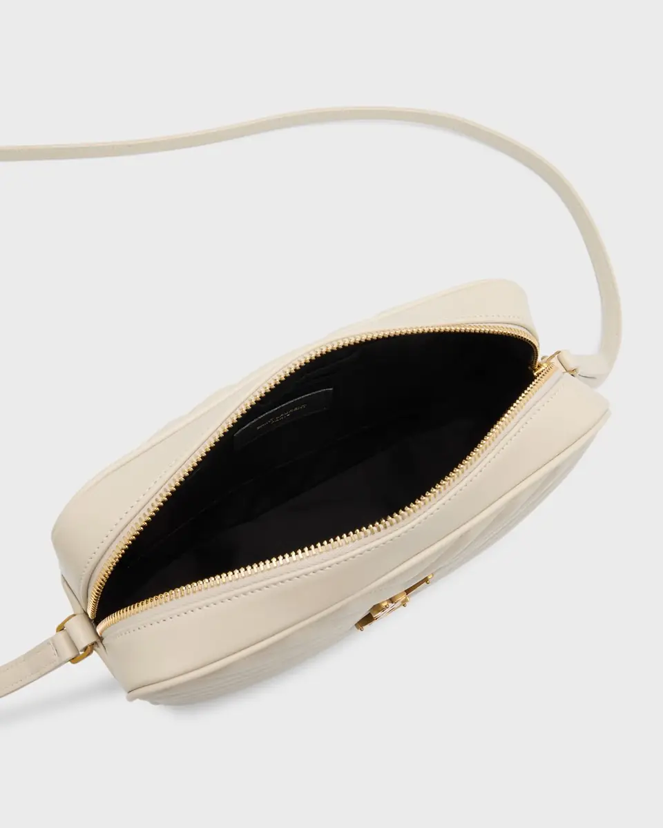 Saint Laurent Lou Medium YSL Camera Bag with Pocket in Quilted Leather | Thumbnail 26