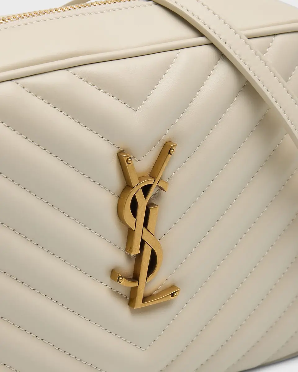 Saint Laurent Lou Medium YSL Camera Bag with Pocket in Quilted Leather | Thumbnail 28