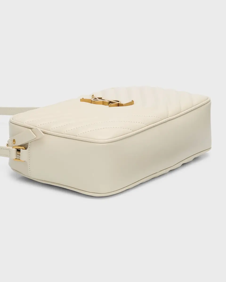 Saint Laurent Lou Medium YSL Camera Bag with Pocket in Quilted Leather | Thumbnail 30