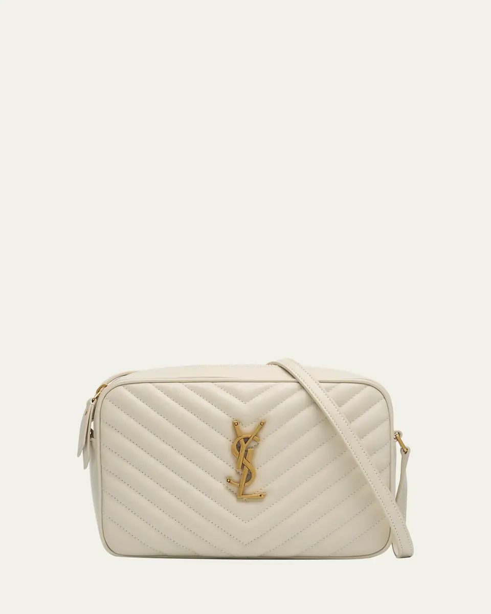 Saint Laurent Lou Medium YSL Camera Bag with Pocket in Quilted Leather | Thumbnail 7