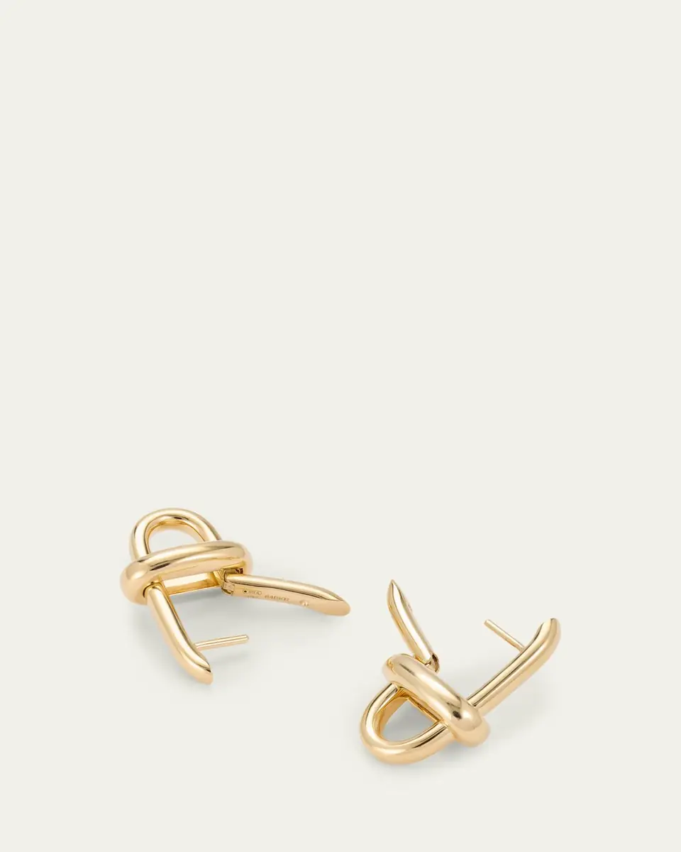 Pomellato Iconica 18K Yellow Gold Link Earrings | Thumbnail 4 Pomellato Iconica 18K Yellow Gold Link Earrings | Thumbnail 4