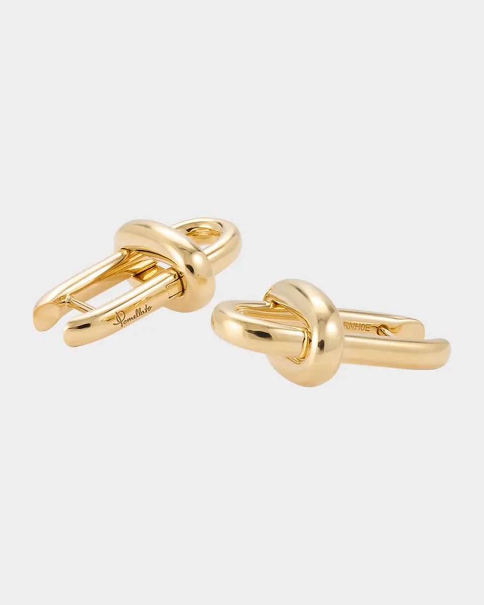 Pomellato Iconica 18K Yellow Gold Link Earrings | Thumbnail 6 Pomellato Iconica 18K Yellow Gold Link Earrings | Thumbnail 6