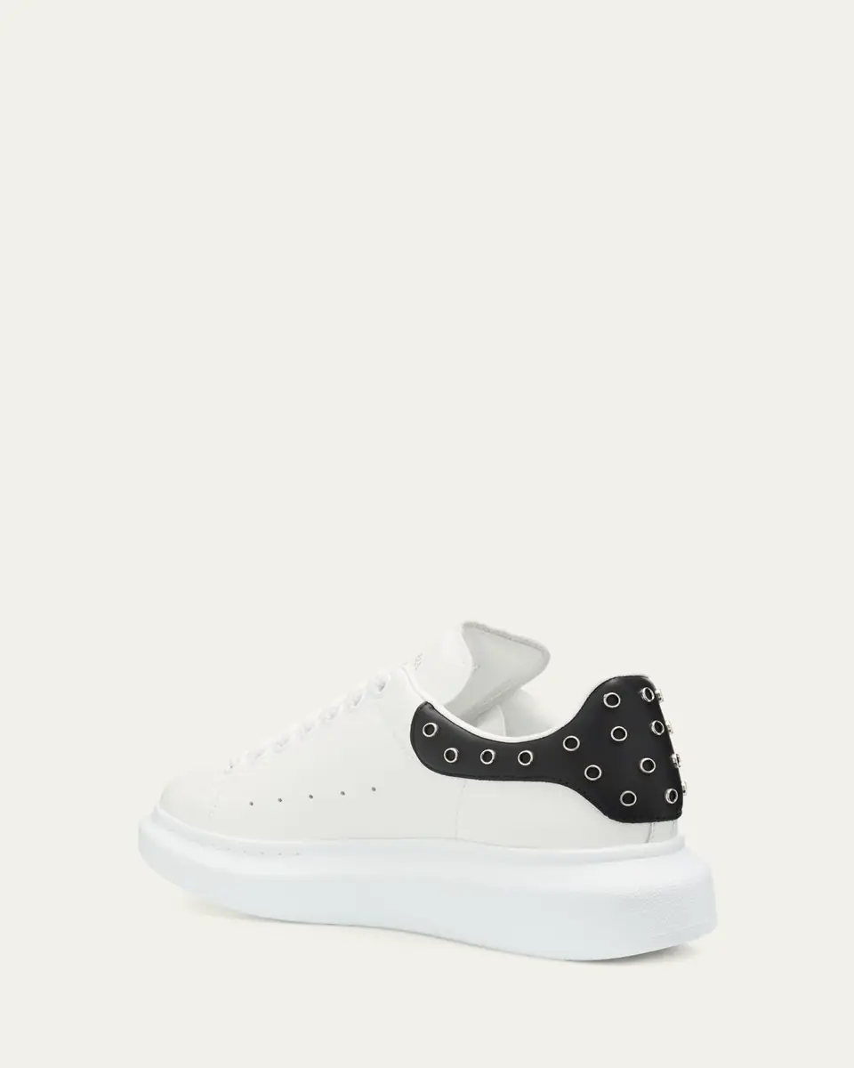 Alexander McQueen Oversized Embellished Leather Sneakers | Thumbnail 2 Alexander McQueen Oversized Embellished Leather Sneakers | Thumbnail 2