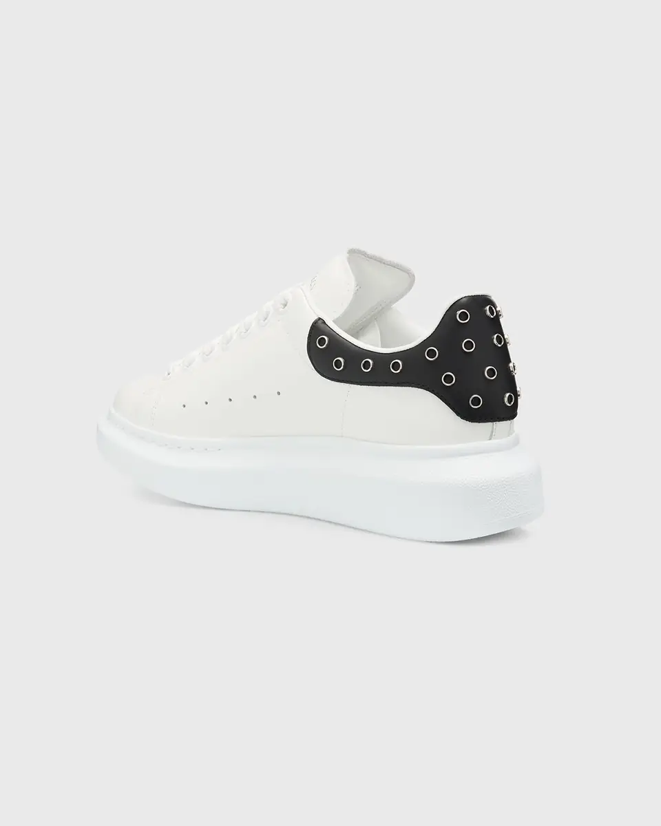 Alexander McQueen Oversized Embellished Leather Sneakers | Thumbnail 4 Alexander McQueen Oversized Embellished Leather Sneakers | Thumbnail 4