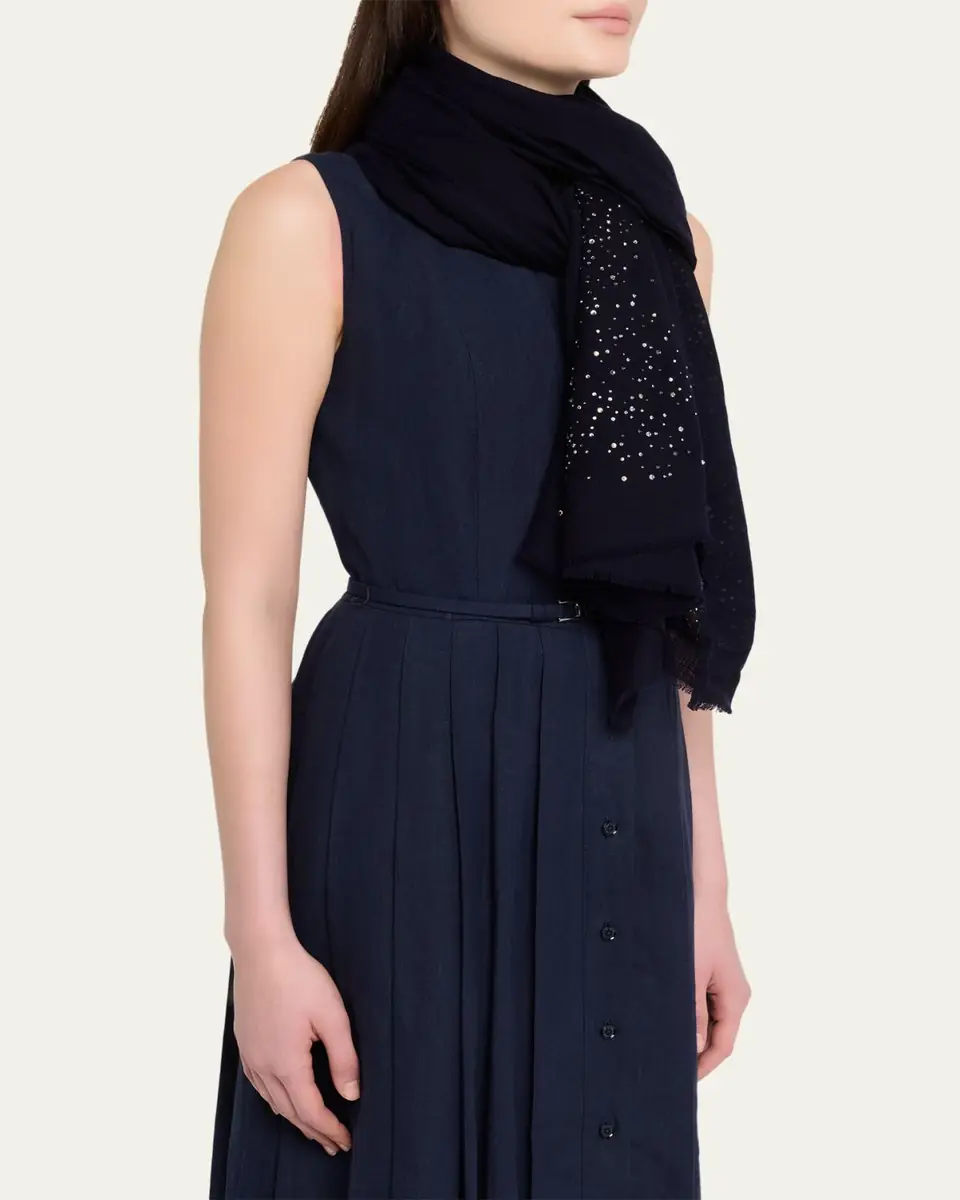 JANAVI INDIA Galactic Vibe Merino Wool Shawl | Thumbnail 3 JANAVI INDIA Galactic Vibe Merino Wool Shawl | Thumbnail 3