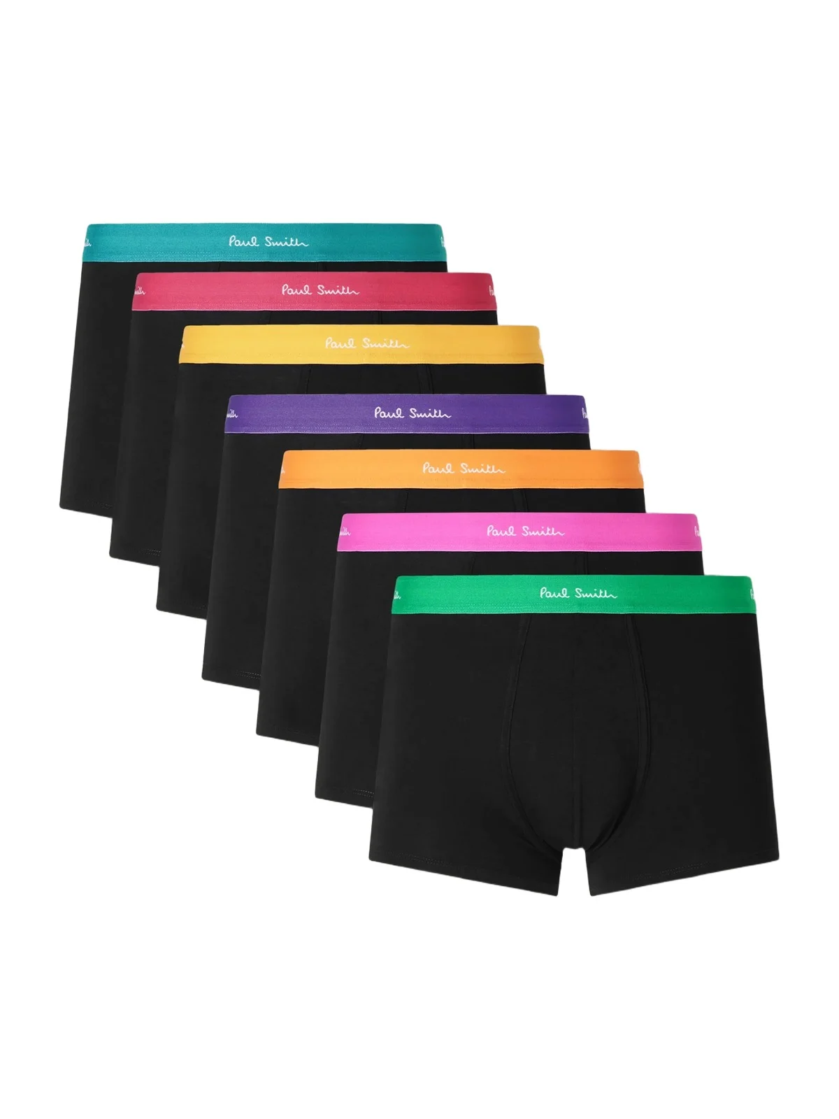 Seven-Pack Stretch Organic Cotton-Jersey Boxer Briefs - Men Seven-Pack Stretch Organic Cotton-Jersey Boxer Briefs - Men