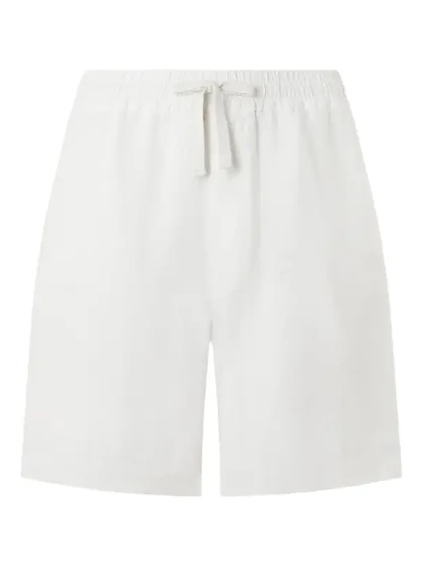 Samuel Straight-Leg Linen Drawstring Shorts - Men