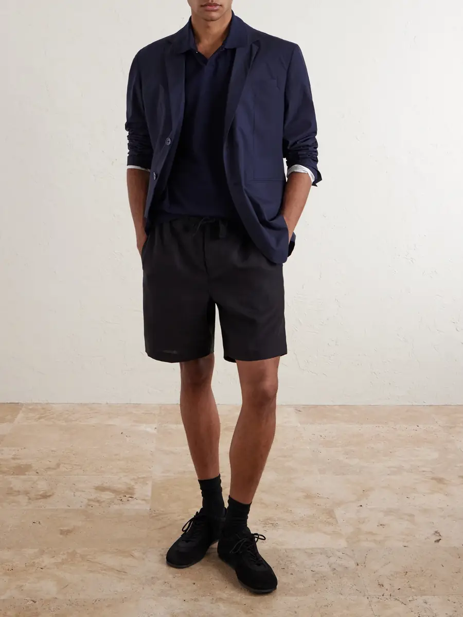 Orlebar Brown Alex Straight-Leg Linen Drawstring Shorts - Men | Thumbnail 2 Orlebar Brown Alex Straight-Leg Linen Drawstring Shorts - Men | Thumbnail 2