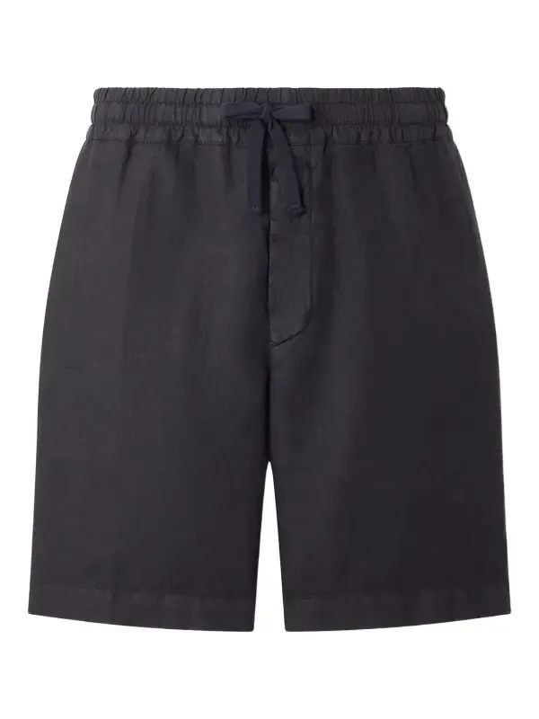 Samuel Straight-Leg Linen Drawstring Shorts - Men Samuel Straight-Leg Linen Drawstring Shorts - Men