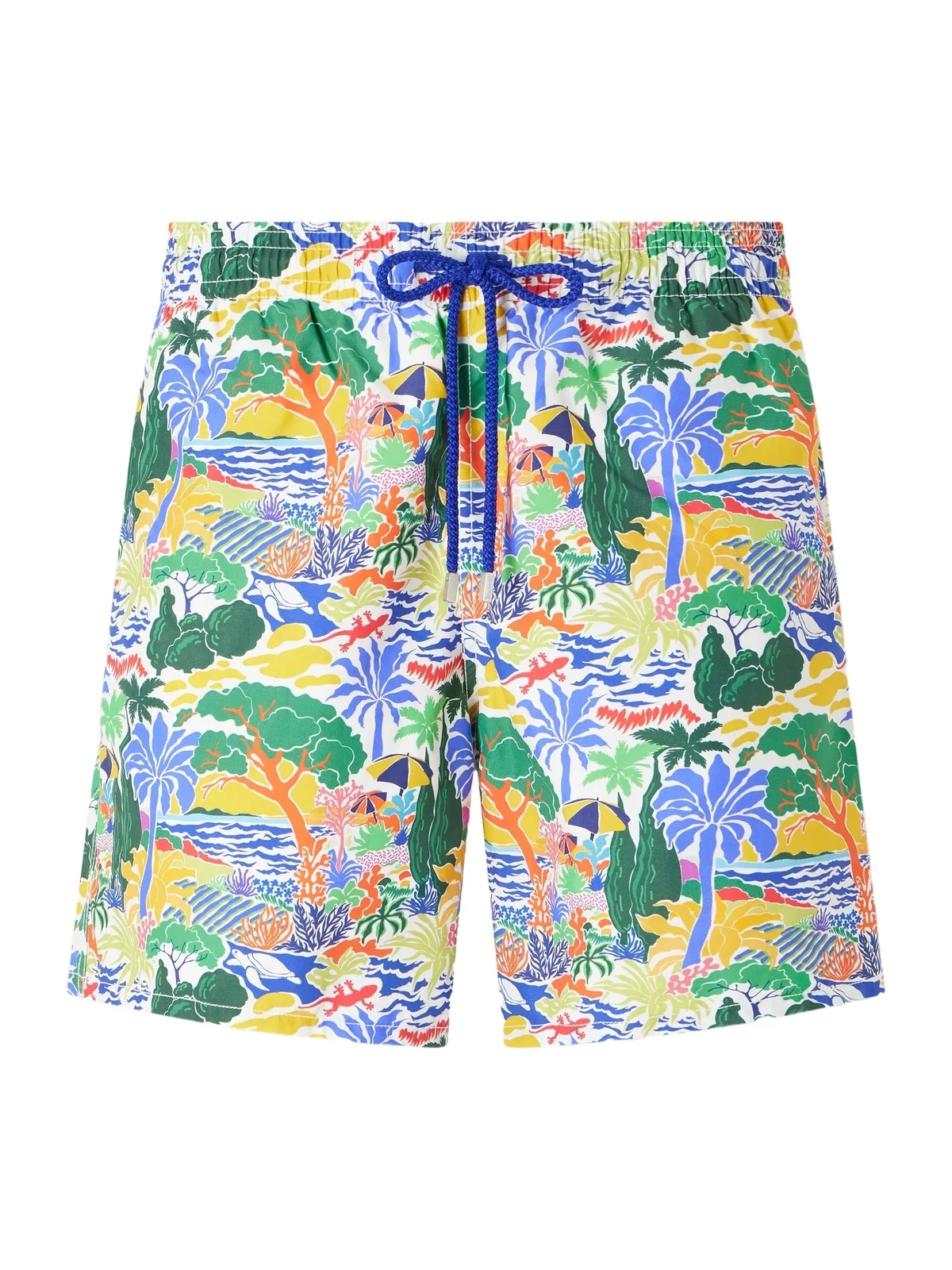 Moorea Straight-Leg Mid-Length Printed ECONYL® Swim Shorts - Men Moorea Straight-Leg Mid-Length Printed ECONYL® Swim Shorts - Men