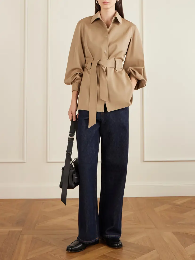 Max Mara Belted Wool-twill Jacket | Thumbnail 2 Max Mara Belted Wool-twill Jacket | Thumbnail 2