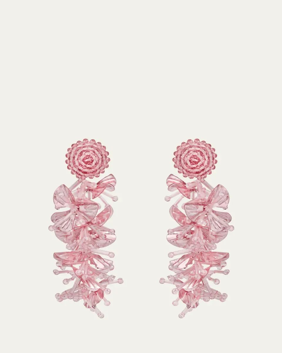 Oscar de la Renta Sequin Tassel Drop Earrings | Thumbnail 5