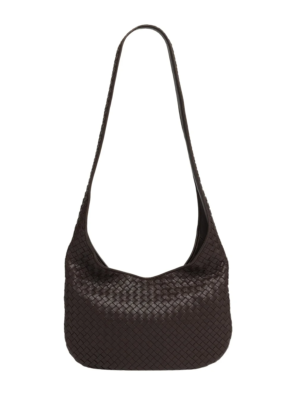 Men's Small Veneto Intrecciato Leather Shoulder Bag