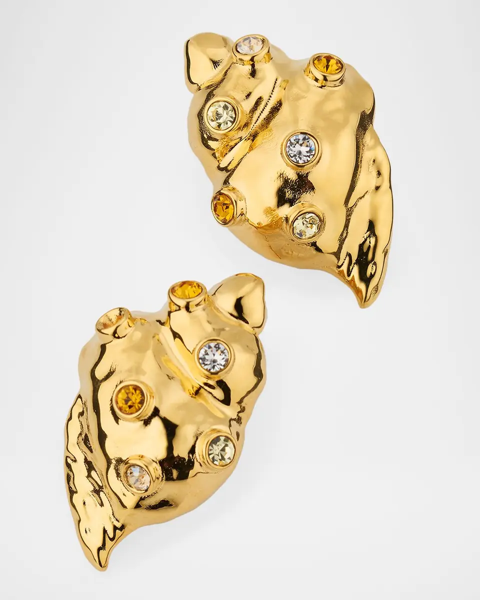 Oscar de la Renta Seashell Stud Earrings | Thumbnail 6 Oscar de la Renta Seashell Stud Earrings | Thumbnail 6