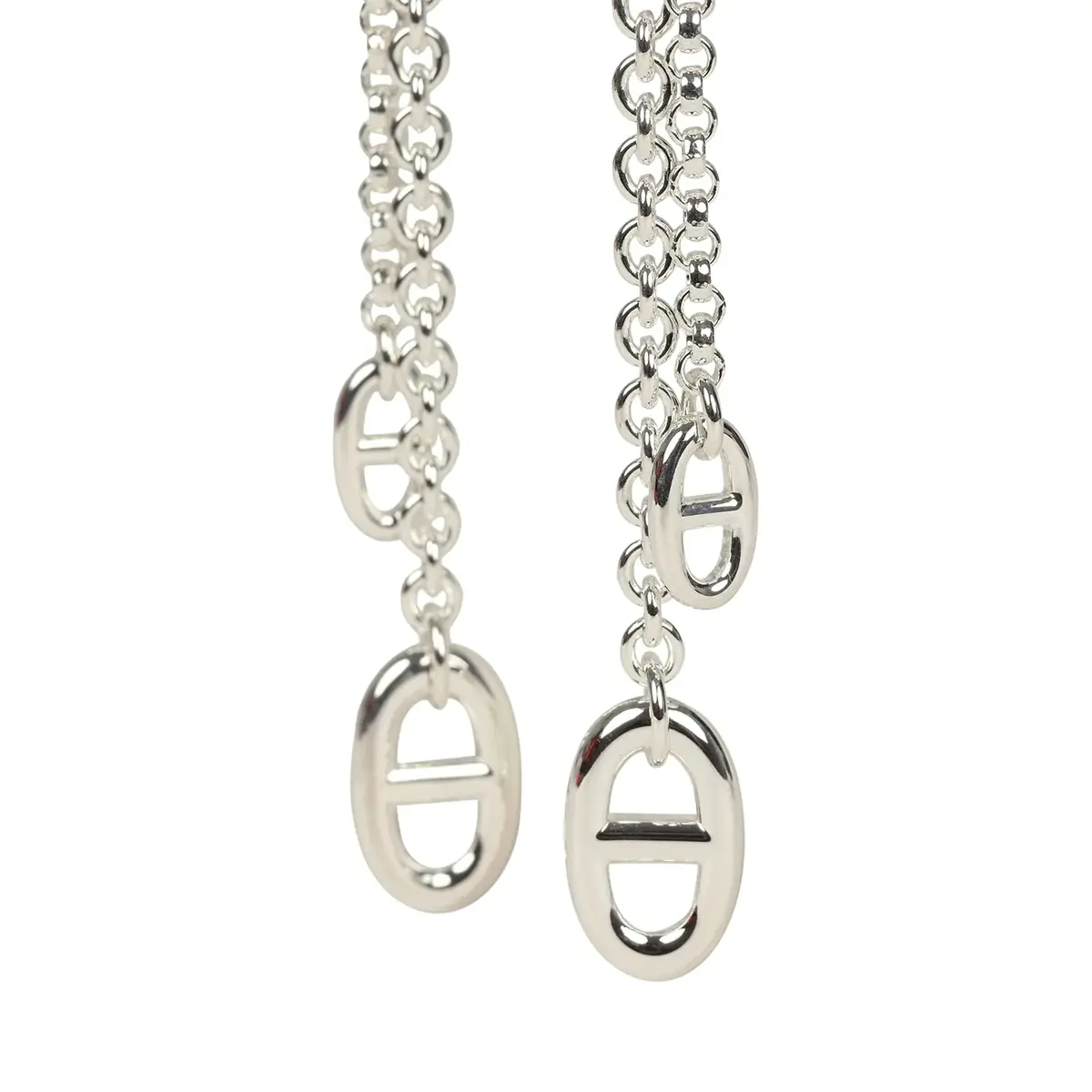 HERMÈS Hermes Farandole Drop Earrings PM Sterling Silver Hardware | Thumbnail 2 HERMÈS Hermes Farandole Drop Earrings PM Sterling Silver Hardware | Thumbnail 2