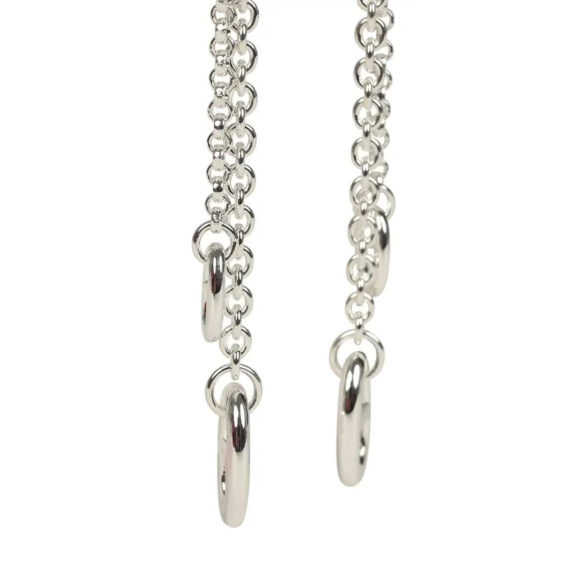 HERMÈS Hermes Farandole Drop Earrings PM Sterling Silver Hardware | Thumbnail 3 HERMÈS Hermes Farandole Drop Earrings PM Sterling Silver Hardware | Thumbnail 3