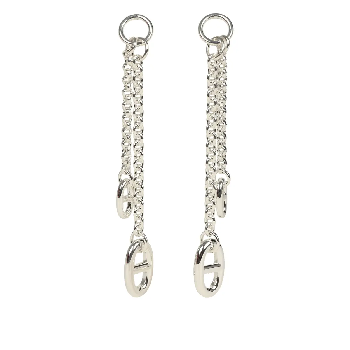 HERMÈS Hermes Farandole Drop Earrings PM Sterling Silver Hardware | Image 1 HERMÈS Hermes Farandole Drop Earrings PM Sterling Silver Hardware | Image 1