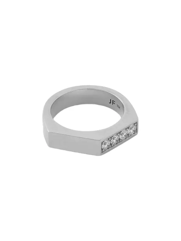 Jennifer Fisher Peak Ring with Diamonds Blank / 5 / 18K White Gold Jennifer Fisher Peak Ring with Diamonds Blank / 5 / 18K White Gold