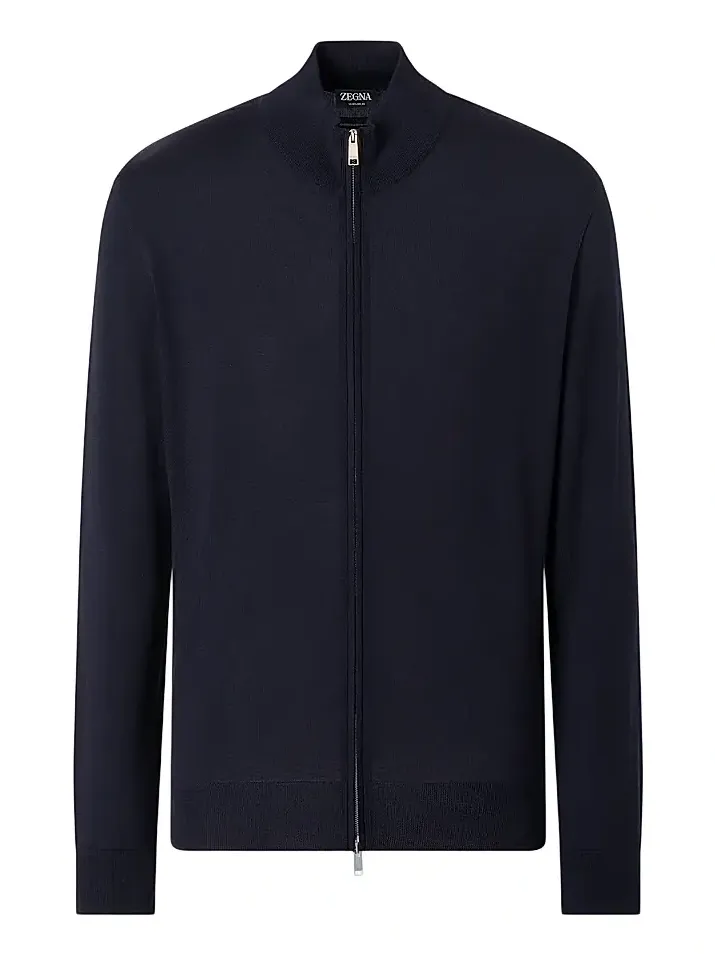 Men's 15milmil15 Wool Full Zip Cardigan