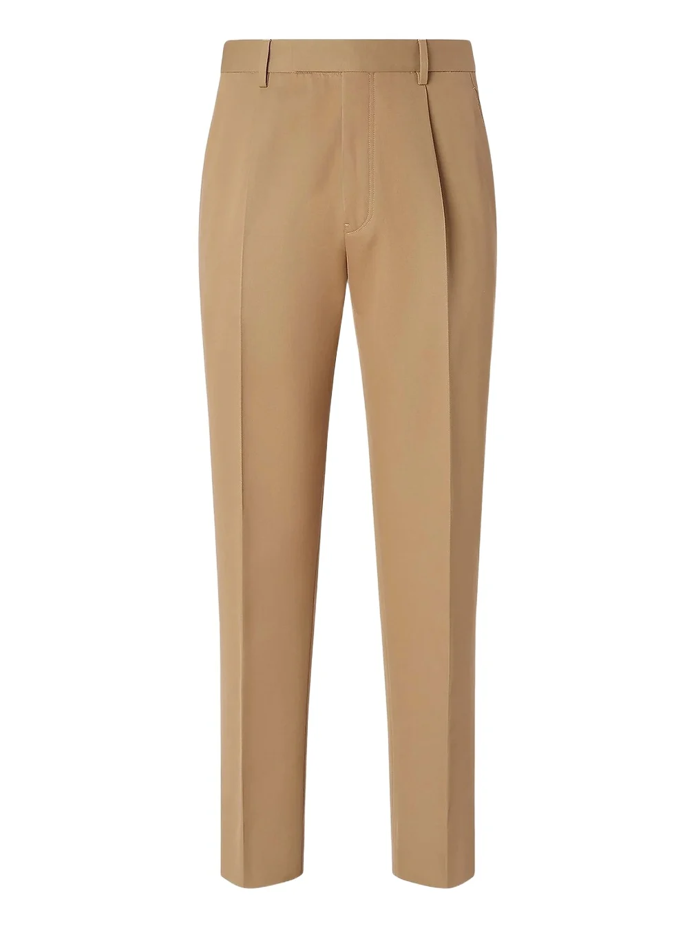 Zegna Men's Cotton and Wool Pants - Beige