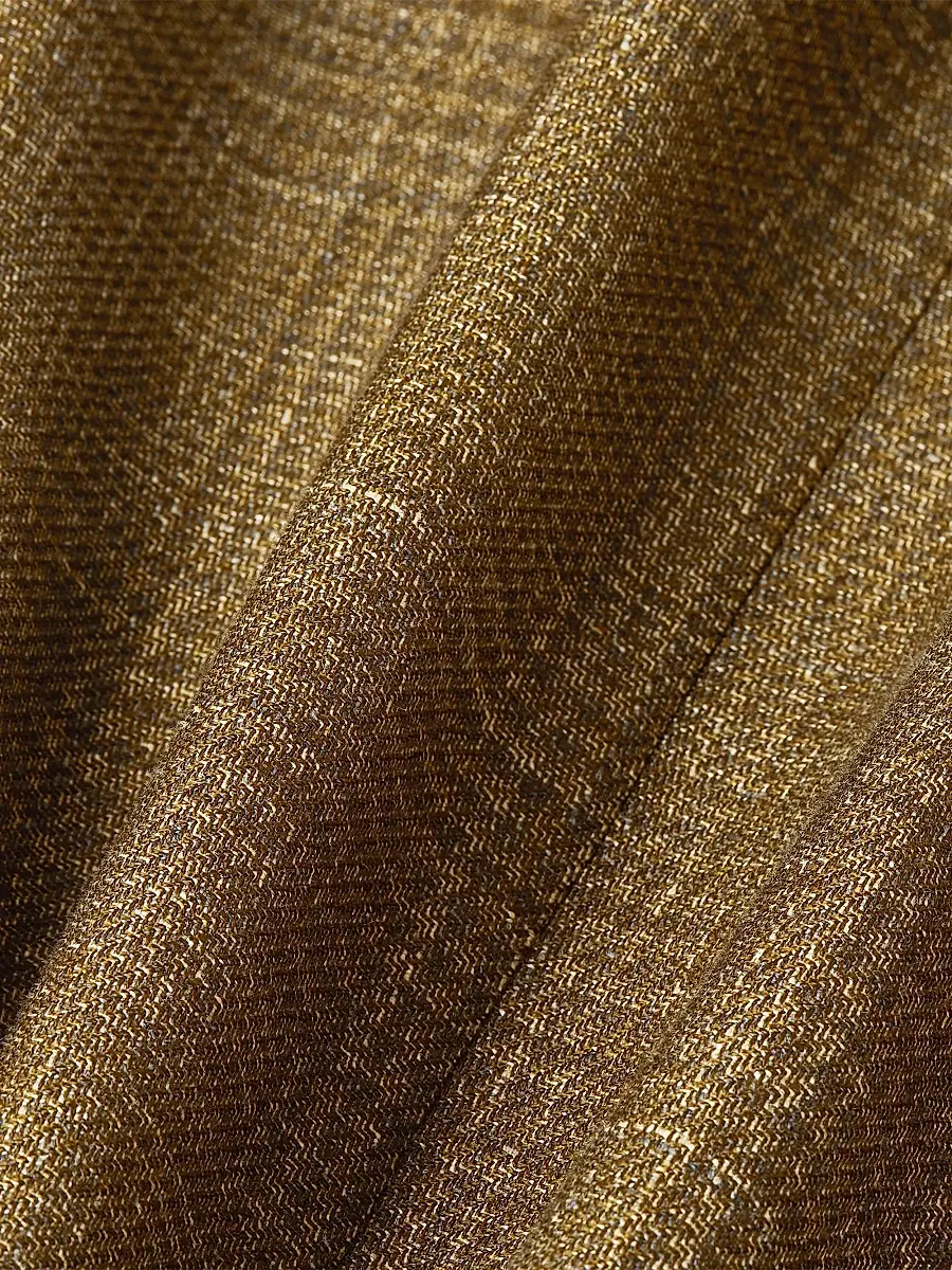ZEGNA Men's Cashmere Linen and Silk Jacket - Brown | Thumbnail 5