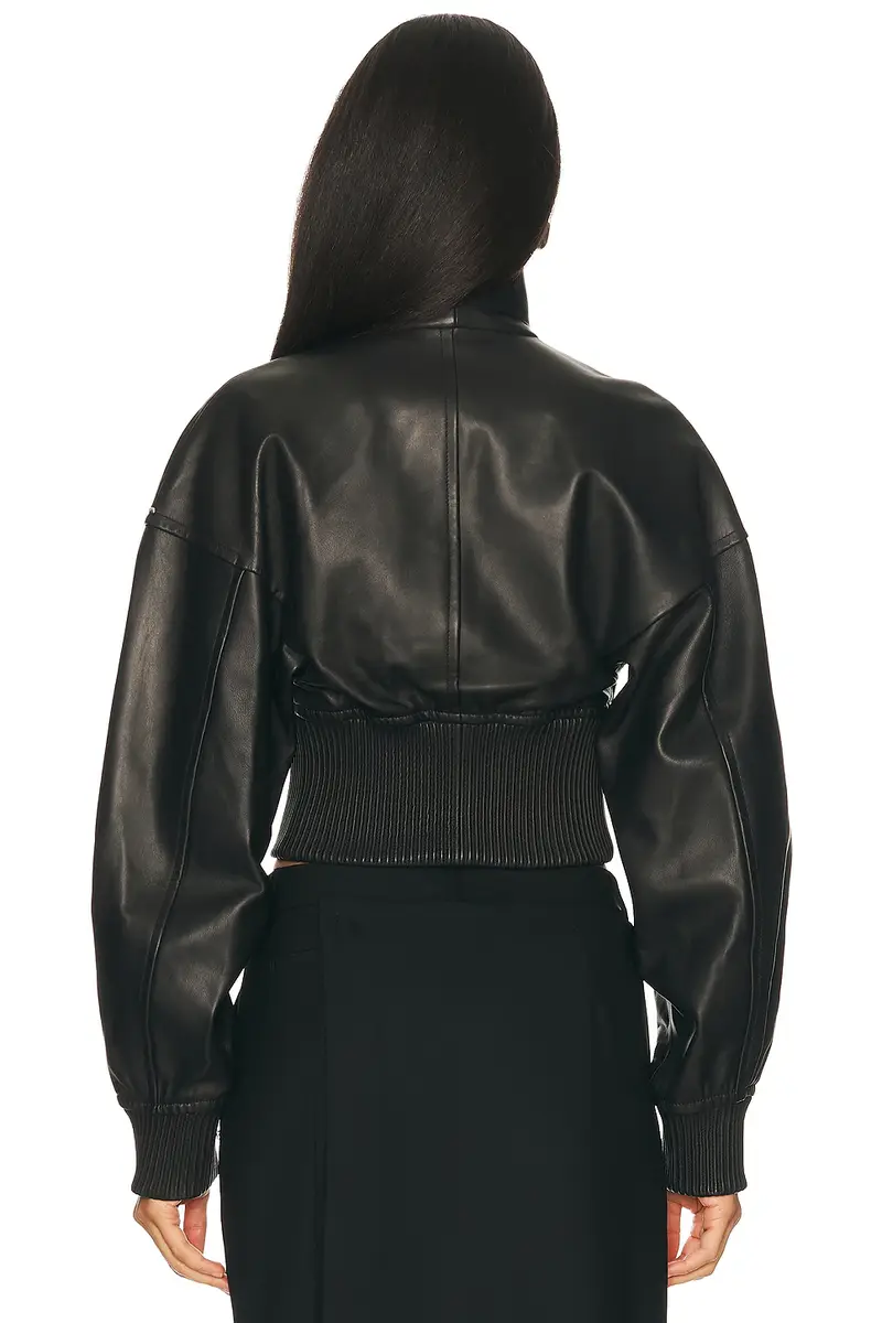 Sportmax Ossido Leather Jacket | Thumbnail 3 Sportmax Ossido Leather Jacket | Thumbnail 3
