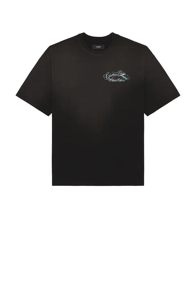 AMIRI Crystal Chateau Script Oversized Tee | Thumbnail 4 AMIRI Crystal Chateau Script Oversized Tee | Thumbnail 4