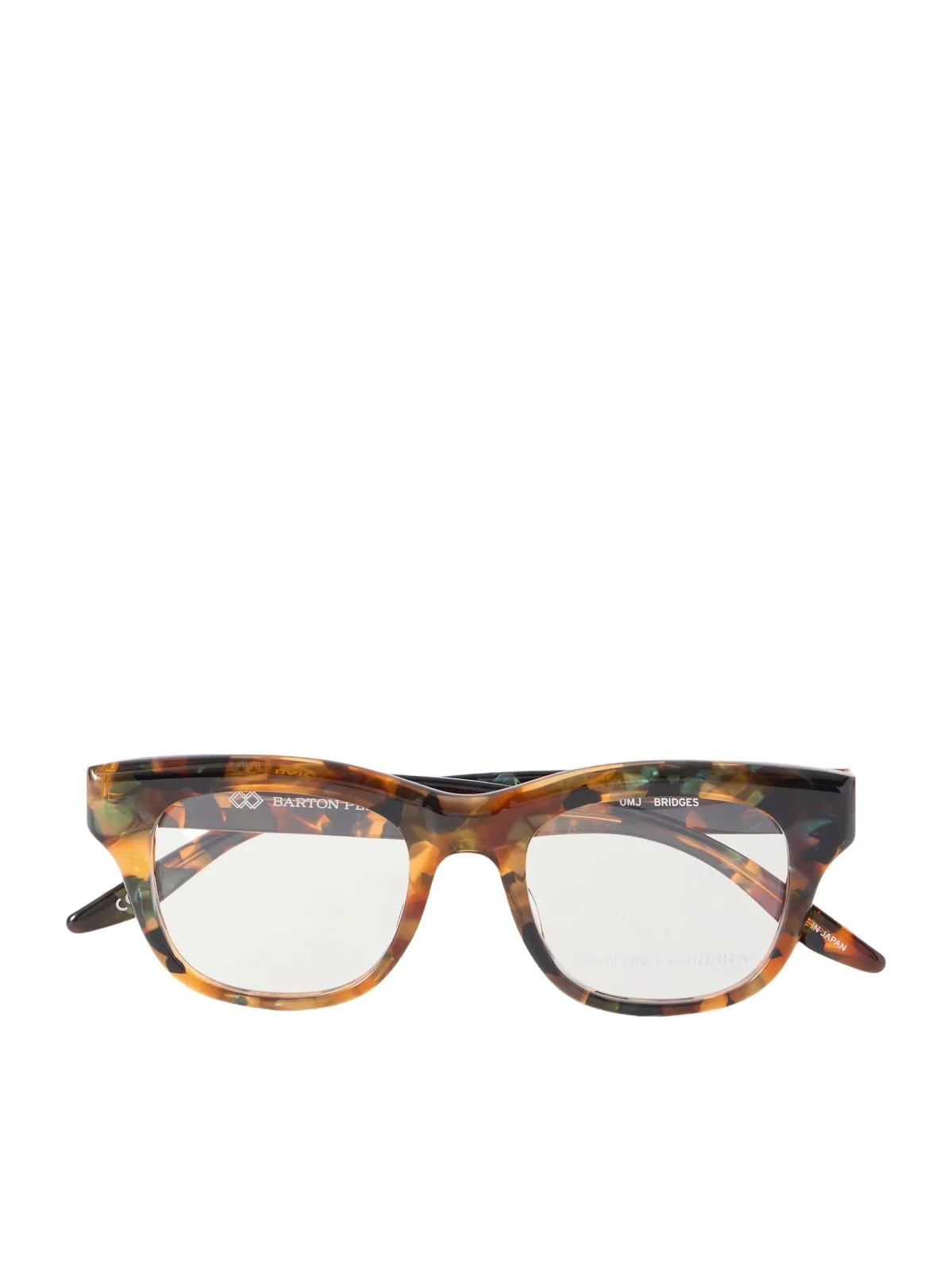 Bridges Square-frame Tortoiseshell Acetate Optical Glasses