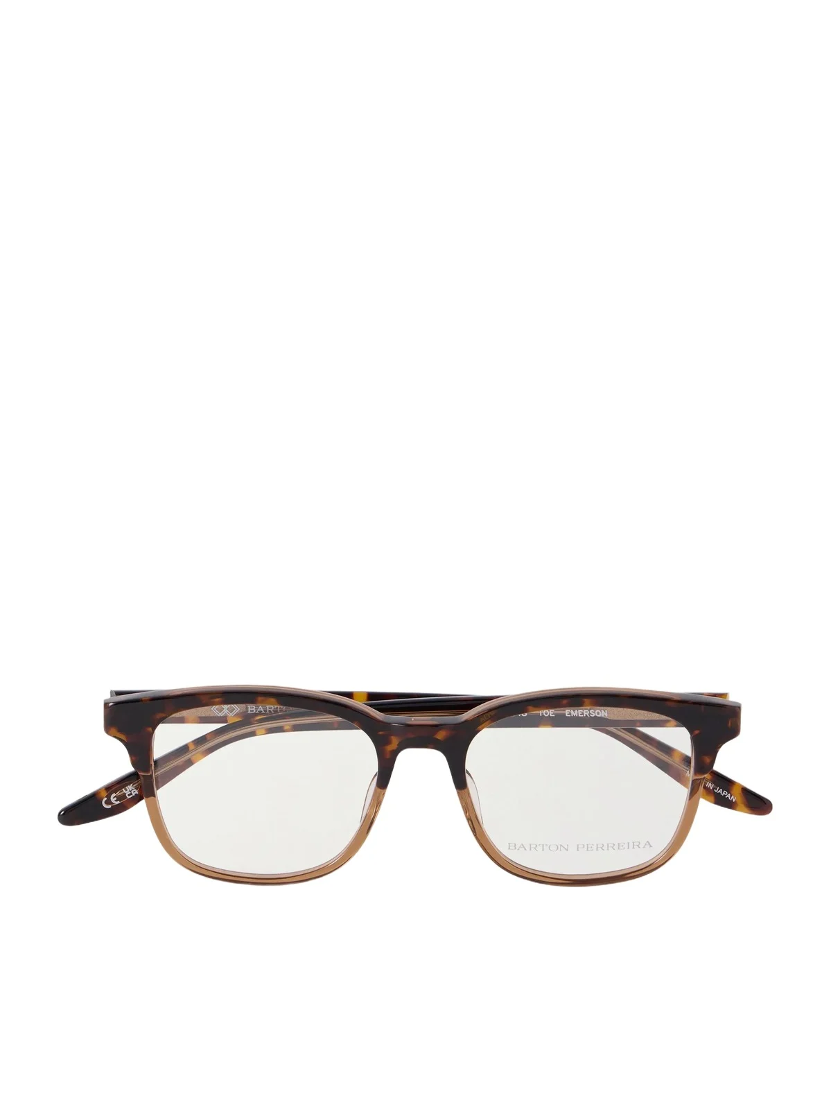 Emerson Square-frame Tortoiseshell Acetate Optical Glasses