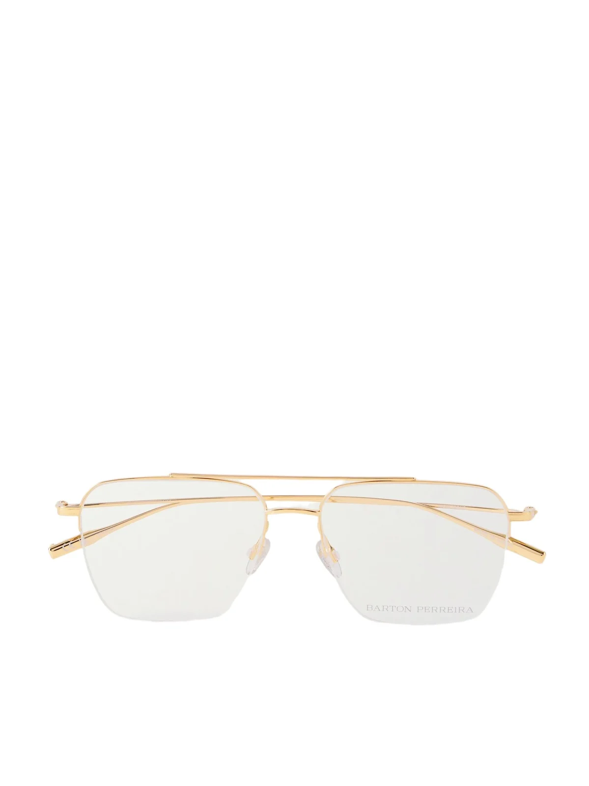 Armstrong Aviator-style Gold-tone Optical Glasses