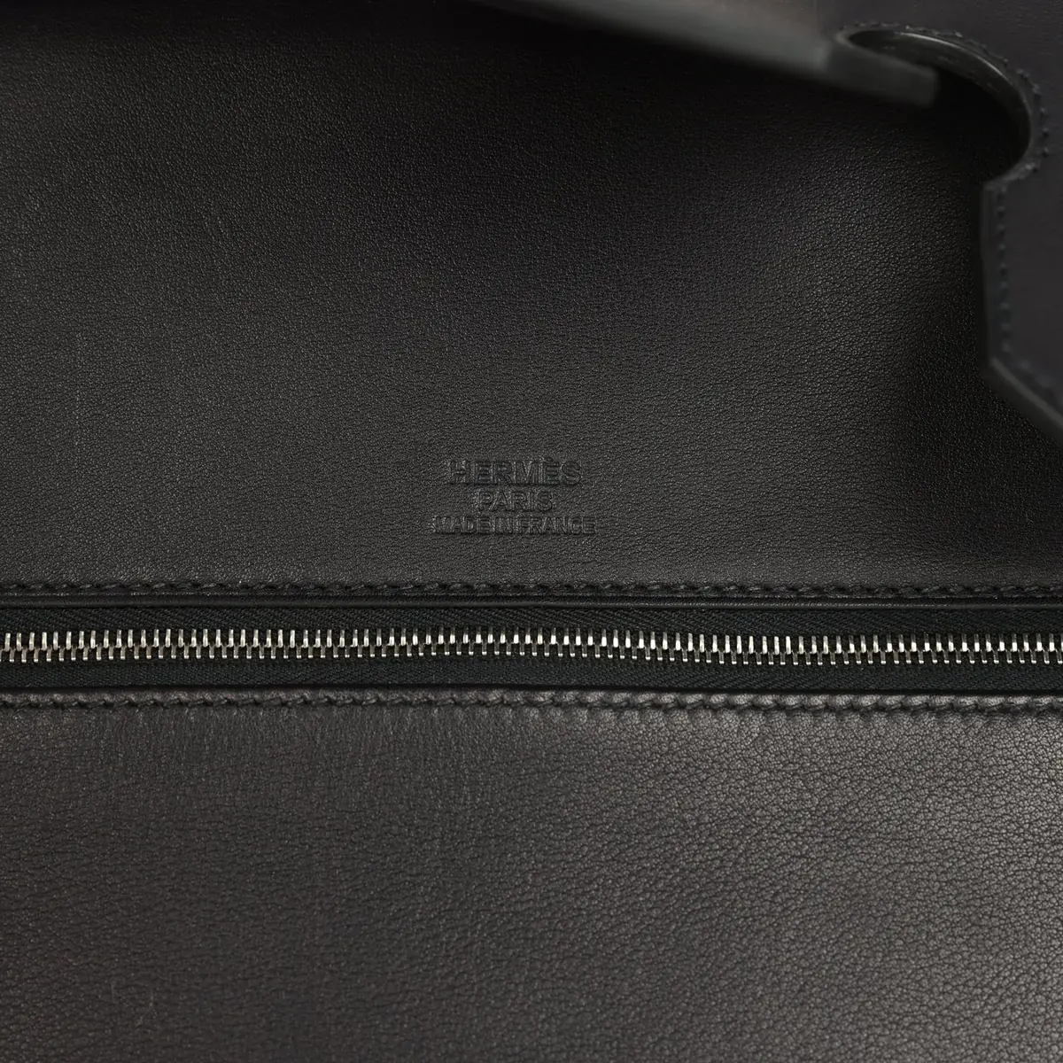 HERMÈS Hermes Birkin 35 A L'Envers Black-Ecru Toile H Canvas and Black Volupto Palladium Hardware | Thumbnail 7 HERMÈS Hermes Birkin 35 A L'Envers Black-Ecru Toile H Canvas and Black Volupto Palladium Hardware | Thumbnail 7