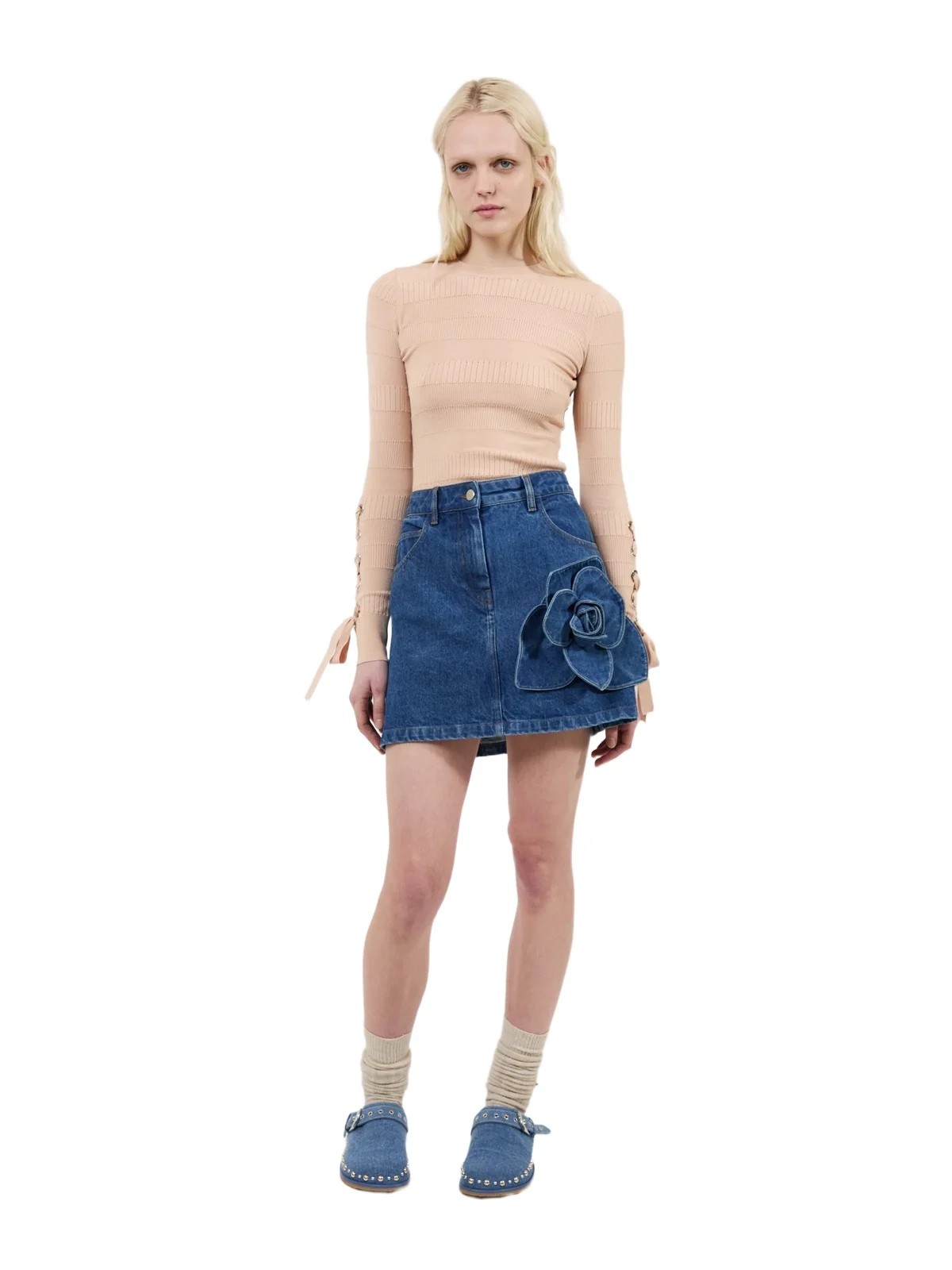 Aknvas The Jean knit top
