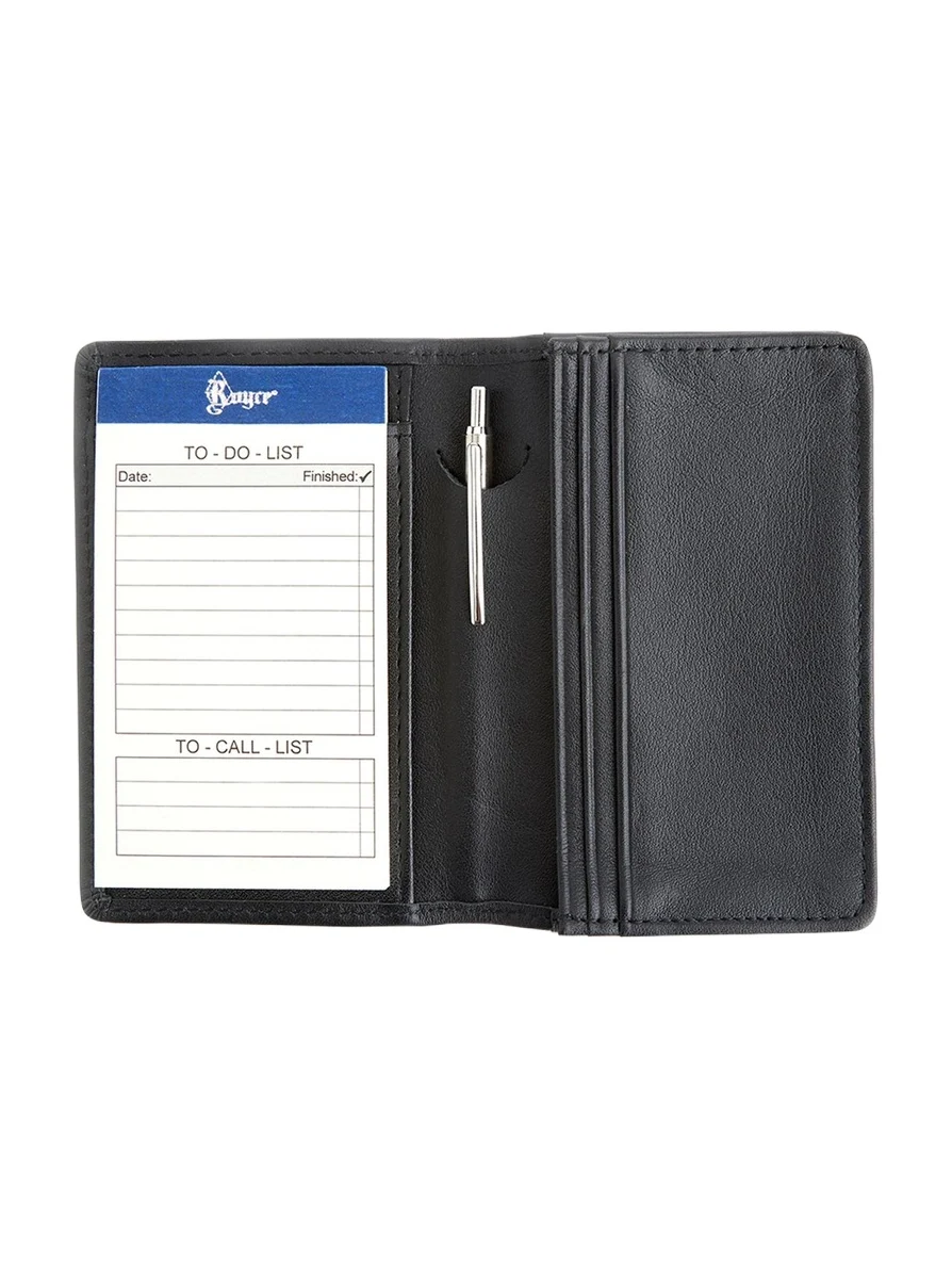 Personalized Leather Notepad Organizer Wallet Personalized Leather Notepad Organizer Wallet
