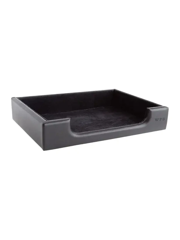 Royce New York Personalized Leather Note Desk Tray