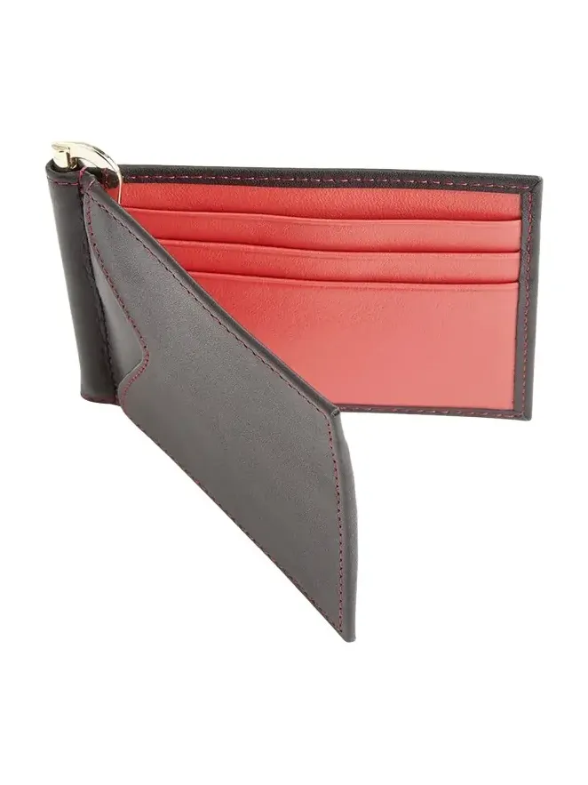 Personalized RFID-Blocking Leather Money Clip Personalized RFID-Blocking Leather Money Clip