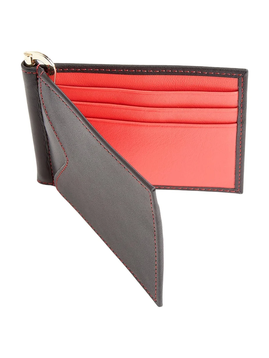 Personalized RFID-Blocking Leather Money Clip Personalized RFID-Blocking Leather Money Clip