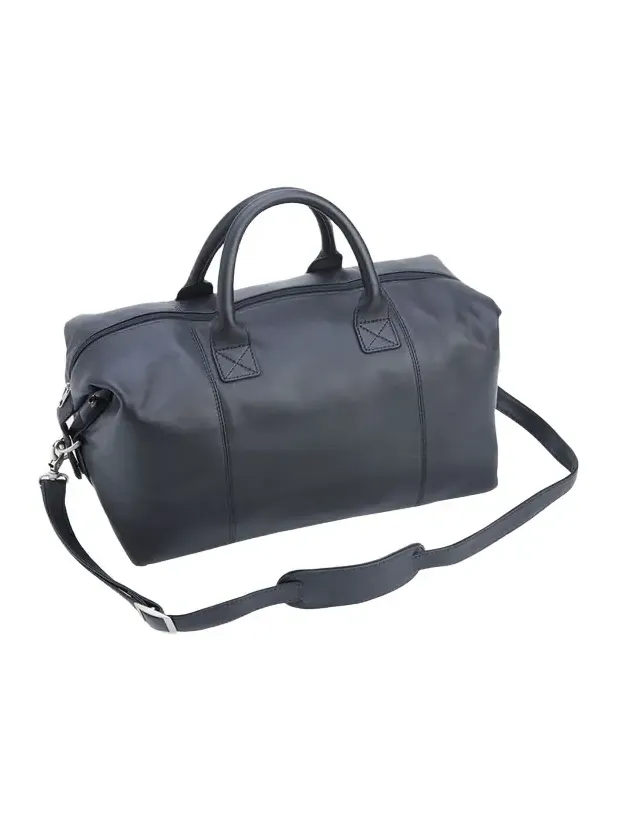 Monogrammed Leather Overnight Duffel Bag, Personalized Monogrammed Leather Overnight Duffel Bag, Personalized