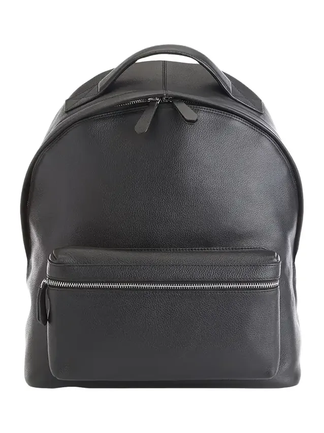 Personalized Leather Executive 13" Laptop Backpack