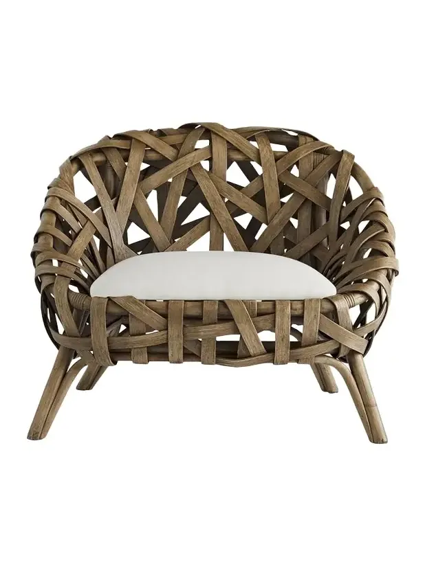 Arteriors Horatio Woven Rattan Chair