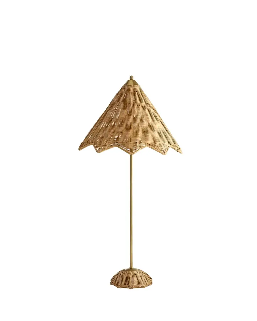 Celerie Kemble for Arteriors Parasol 2-Light Rattan Table Lamp, 28" | Image 1 Celerie Kemble for Arteriors Parasol 2-Light Rattan Table Lamp, 28" | Image 1