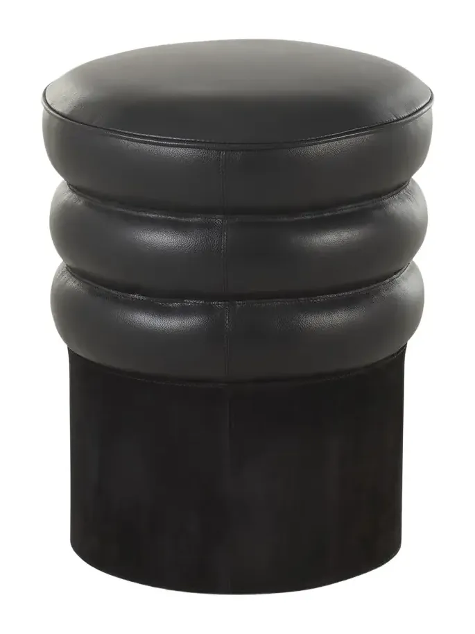 Arteriors Rollo Leather Ottoman