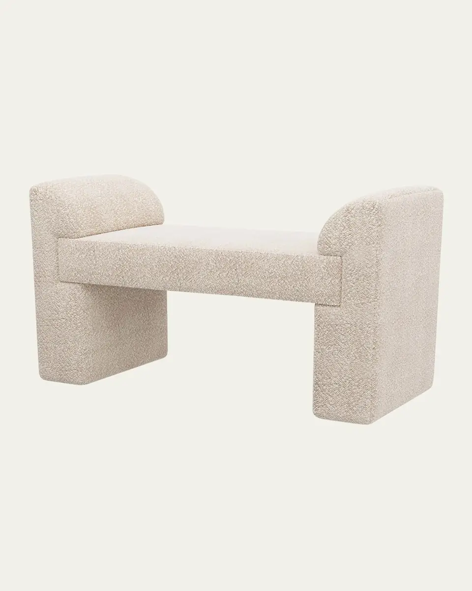 Arteriors Windemere Sherpa Bench - 49" | Thumbnail 3