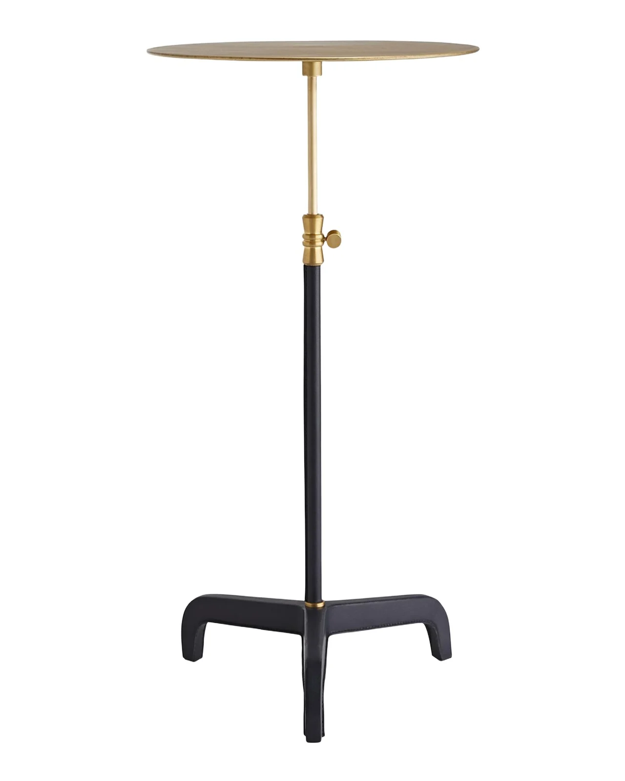 Arteriors Addison Adjustable Leather Accent Table